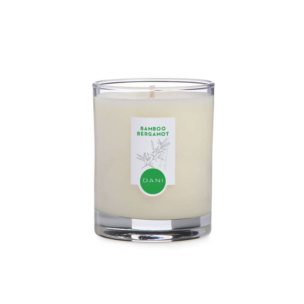 DANI Naturals - Wholesale Jar/Filled Candle - Bamboo Bergamot Glass Candle 7.5oz1