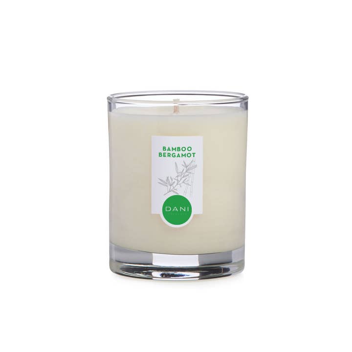 DANI Naturals - Wholesale Jar/Filled Candle - Bamboo Bergamot Glass Candle 7.5oz1