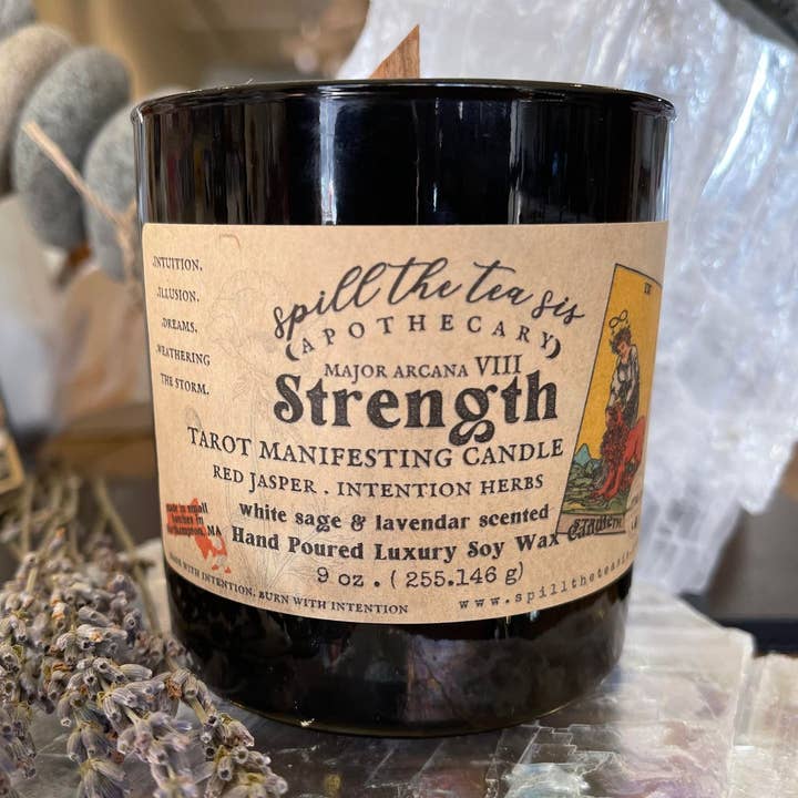 Bougie en cire de soja The Empress Tarot Card Intention, 9 oz pour la vente par Spill the Tea Sis Apothecary