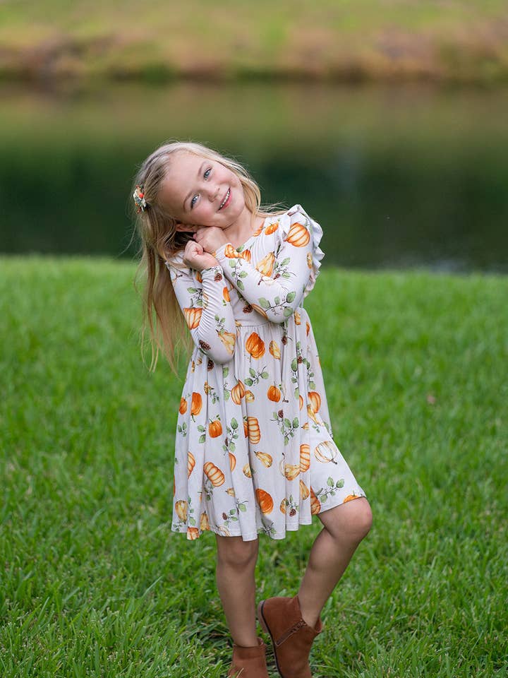 Escolha do Patch de Manga Comprida Ruffle Twill por atacado de Riley & Rett