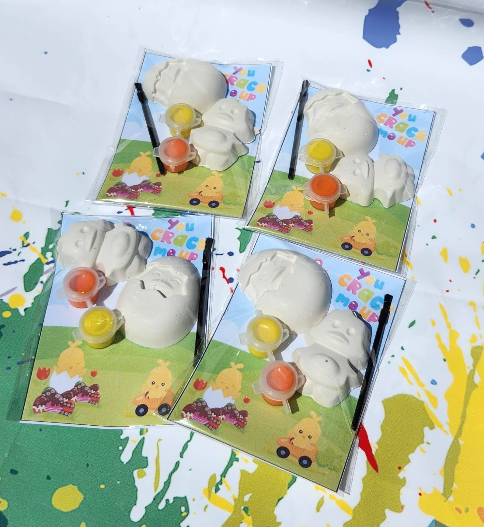 Snazzy Crayons - Wholesale DIY Craft Kit - Kids - Chick & Egg Birthday Party Favor | Party Activity | Painting3