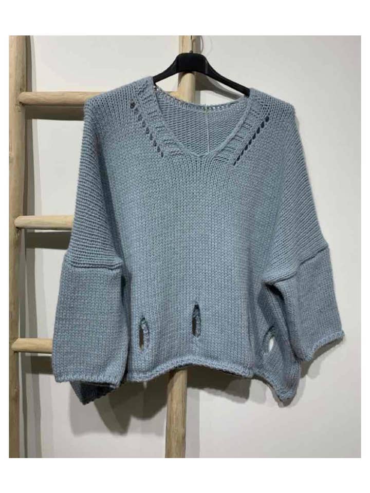LINEN & COTTON HOUSE - Wholesale Knitted jumper – Women′s - ALPACA SWEATER 086024