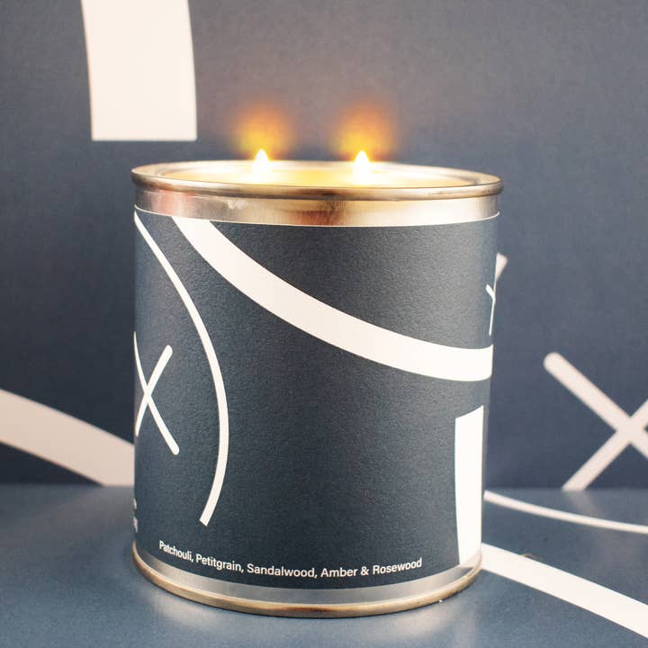 Midnight Down in Oliver’s Bar - 2-Wick Candle for wholesale by McKinley & Paget