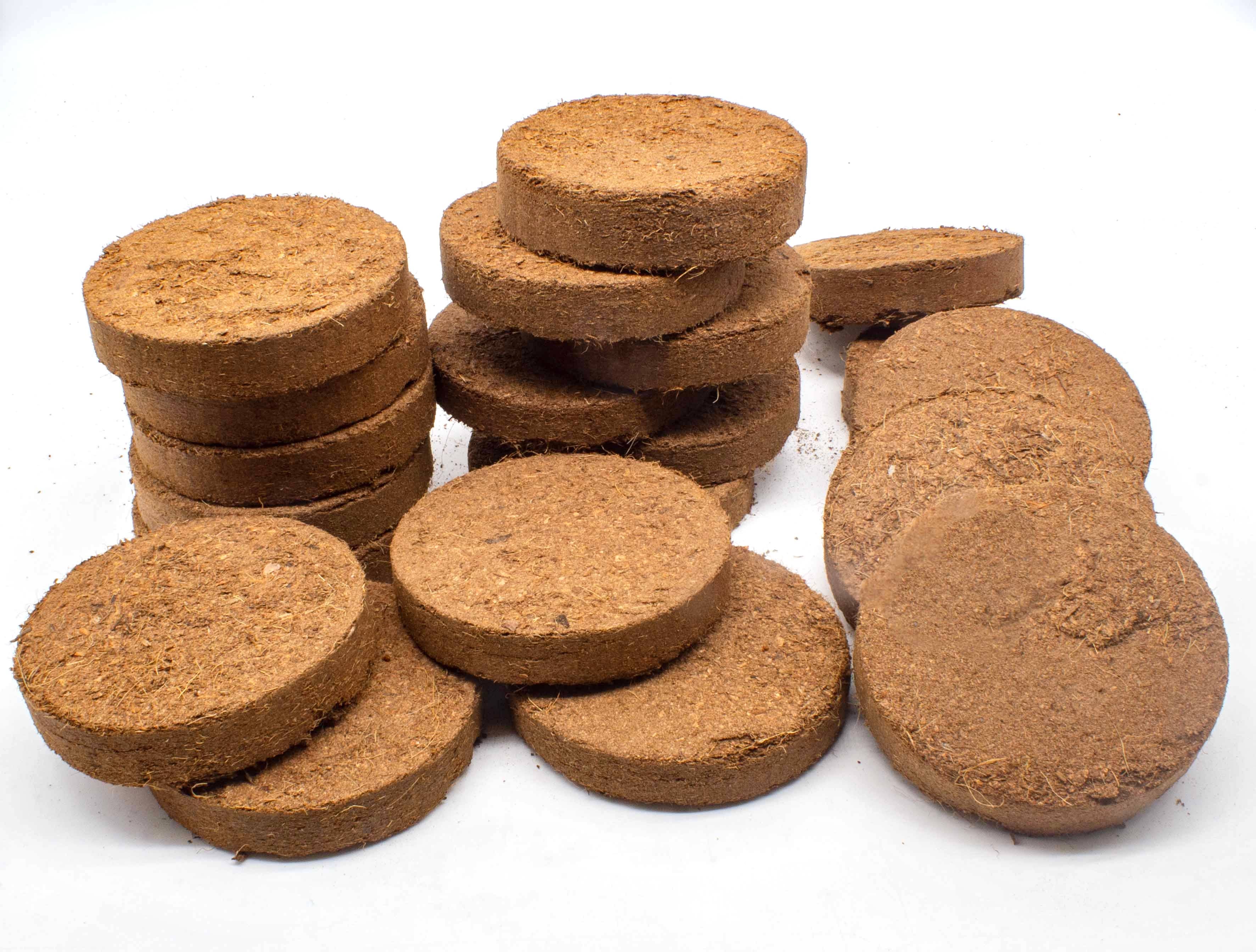 CoirProducts.co.uk of Salike Limited – wholesale Planting/potting soil – Coir discs 75-80mm CoirProducts CPUK6