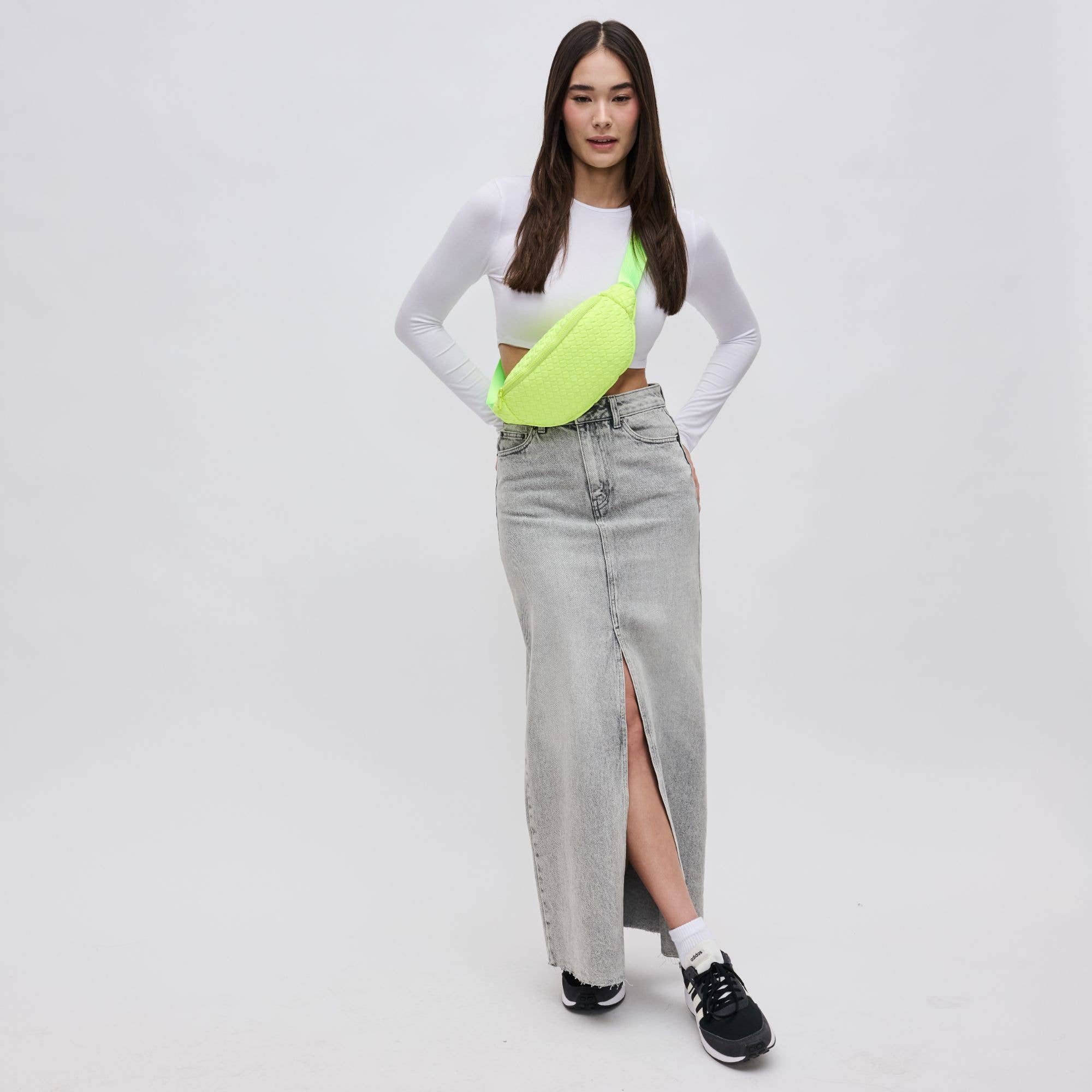 Sol and Selene - Wholesale Belt Bag - Women's - Aim High Woven Neoprene Belt Bag132