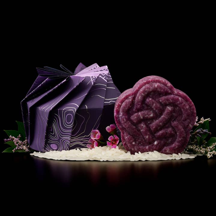 Biotin Purple-Toning Shampoo Bar for Blonde & Gray Hair for wholesale by Viori Beauty