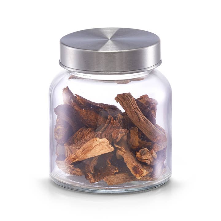 transparent Storage jar 'Mini' with metal lid, 220 ml for wholesale on Faire1
