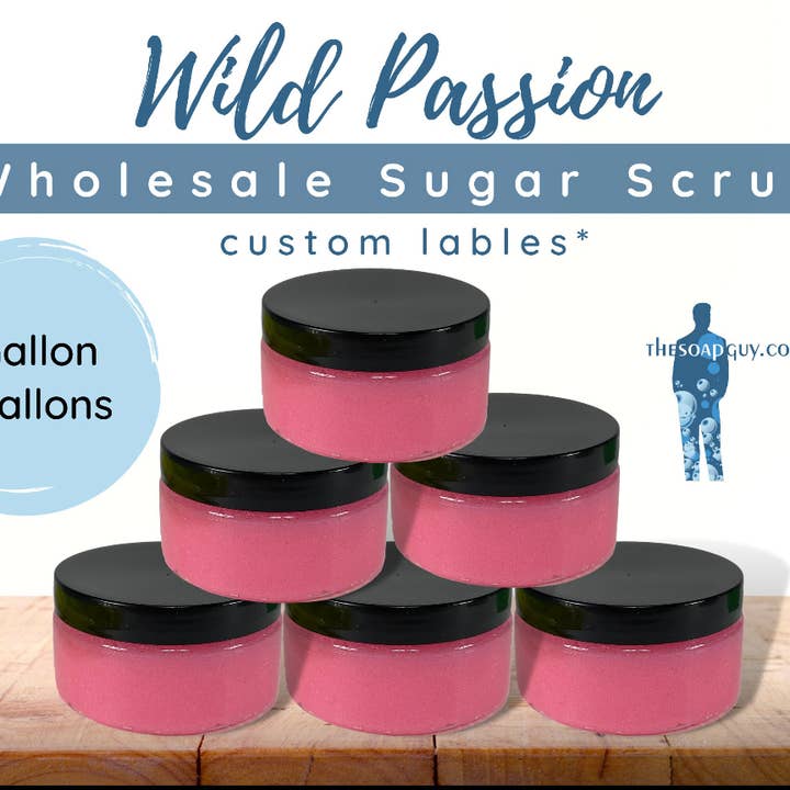 Wild Passion Sugar Scrub for wholesale by The Soap Guy
