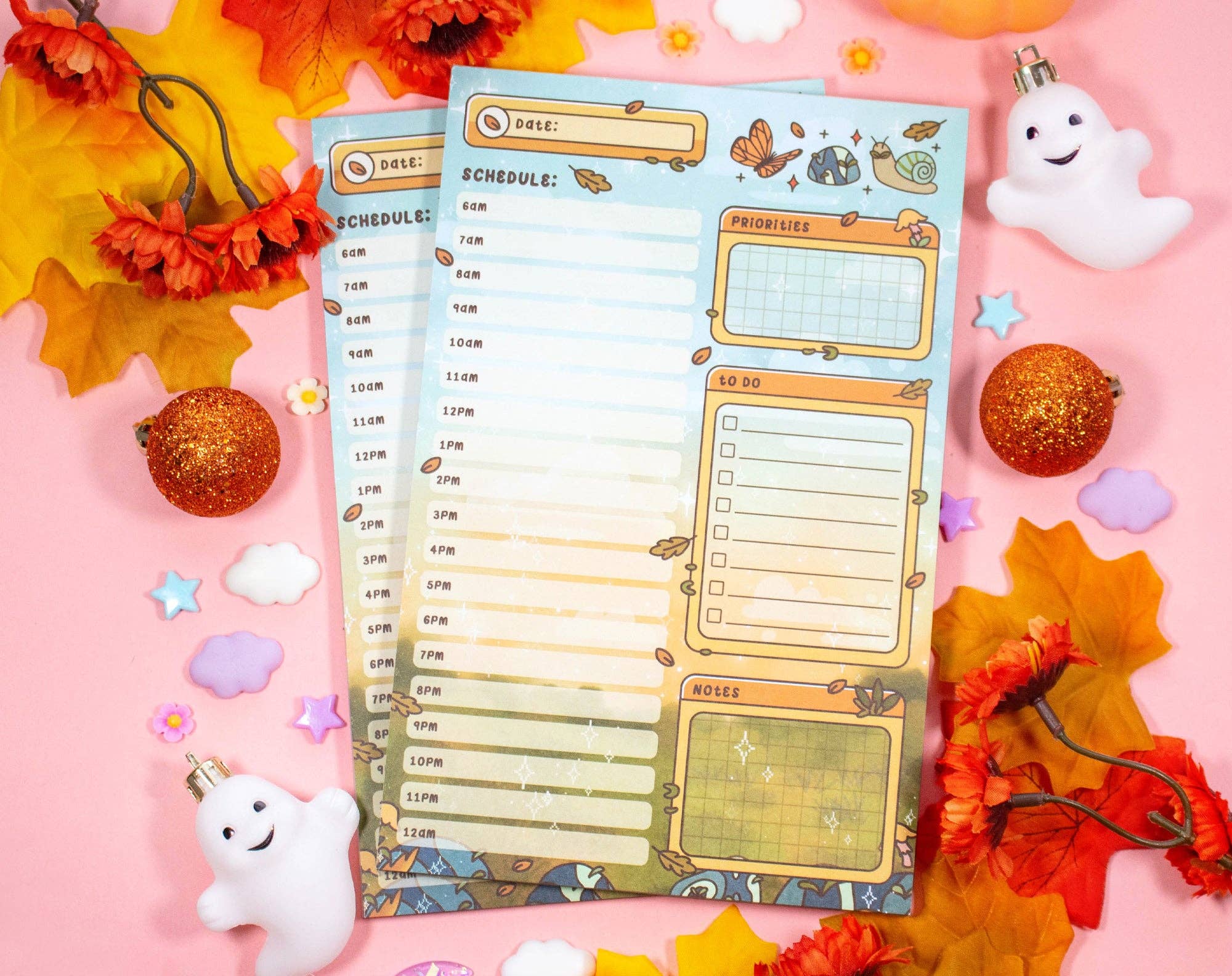 Unicorn Eclipse - Wholesale Planner - Forest Finds Hourly Schedule Planner Pad2