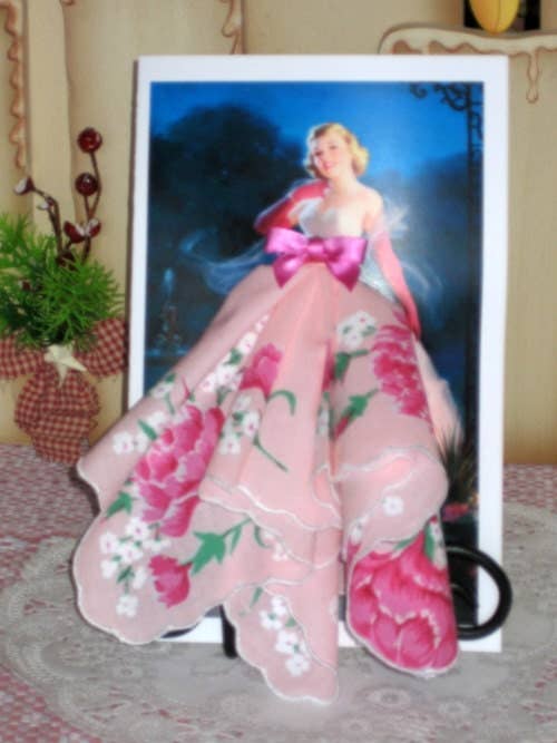 Prom Keepsake Pinup Hanky Card for wholesale by MOMENTS IN THYME