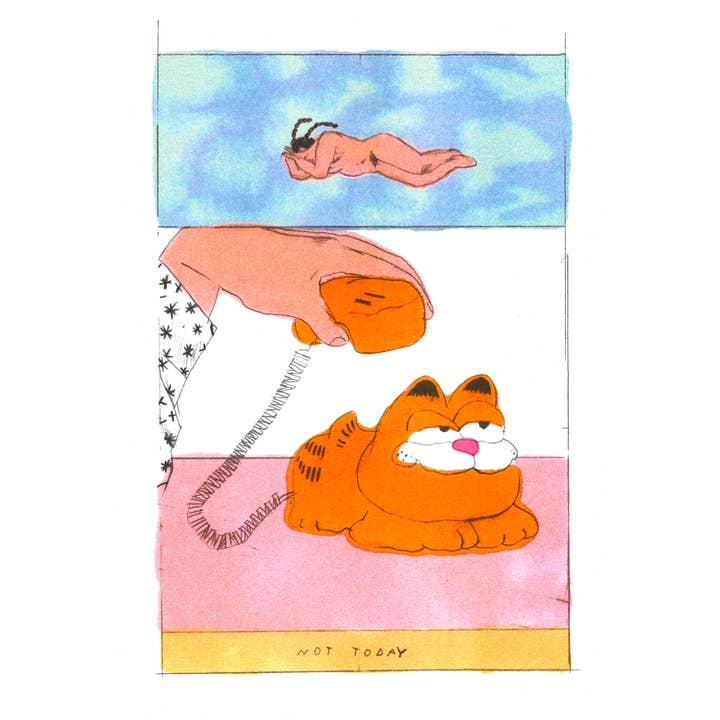 KIBLIND Atelier - Venta al por mayor Pósteres - Póster A3 - Melek Zertal - Garfield2