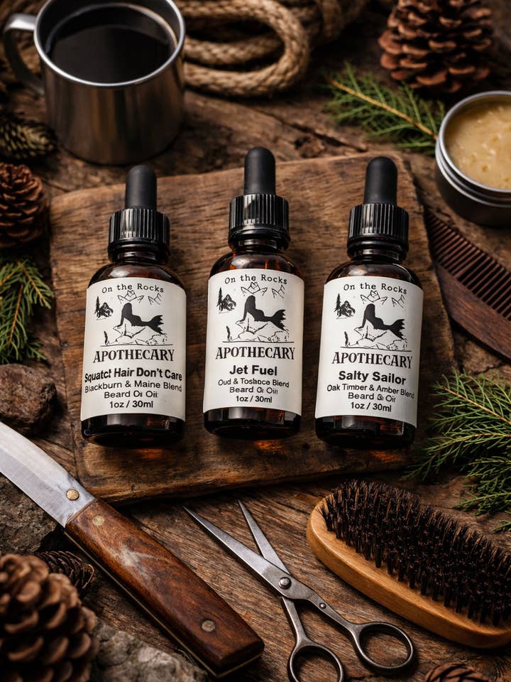 Nourishing Beard Oil for wholesale by On the Rocks Apothecary
