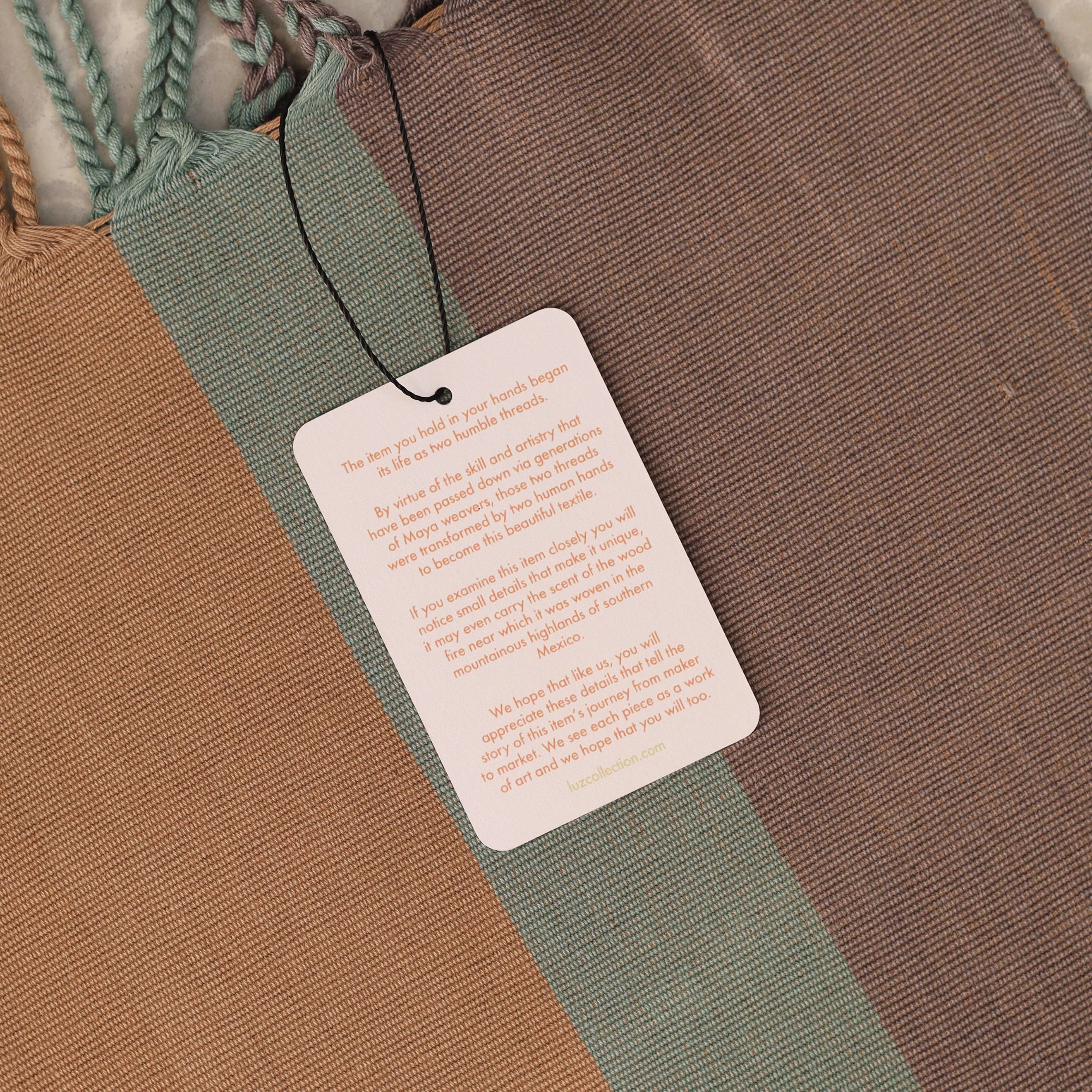 LUZ Collection - Wholesale Tote Bag - Women's - Las Rayas Tote Hand Woven in Chiapas - Gingham Bright3