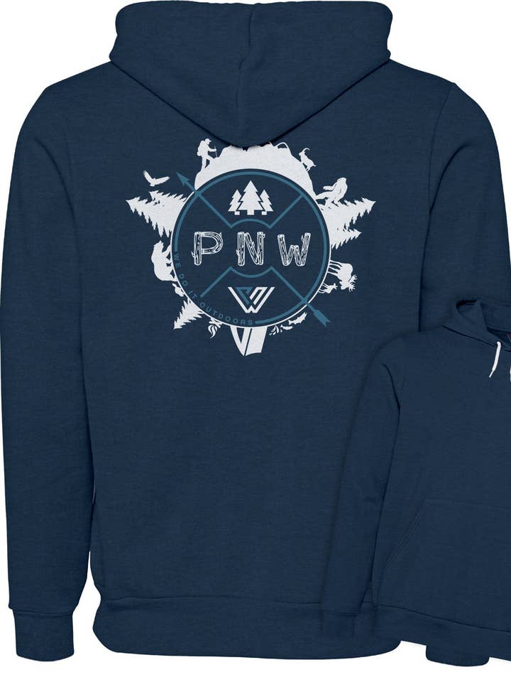 Around the PNW Pullover Hoodie for wholesale by PNW KYNE