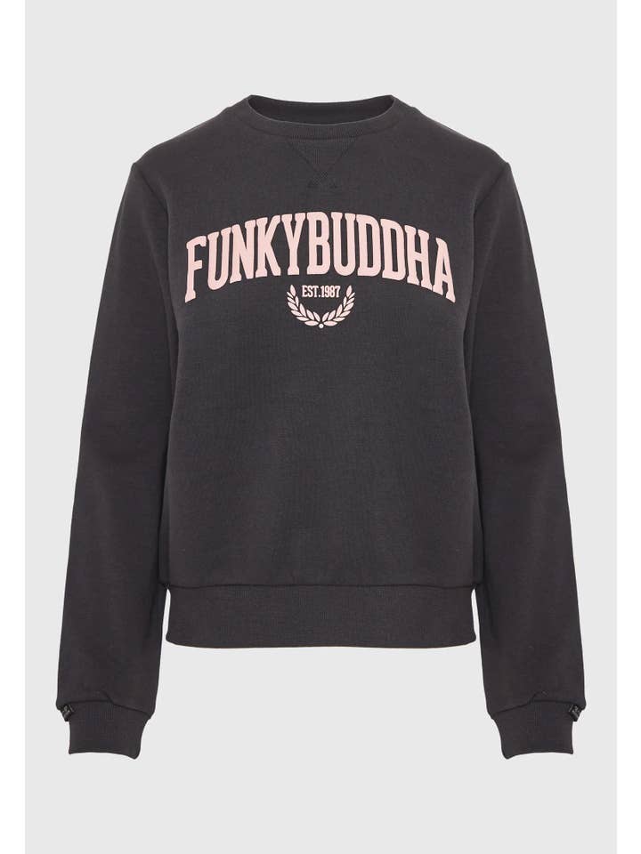 Funky Buddha - Wholesale Sweatshirt - Women's - Ladies Crew Neck Sweater33