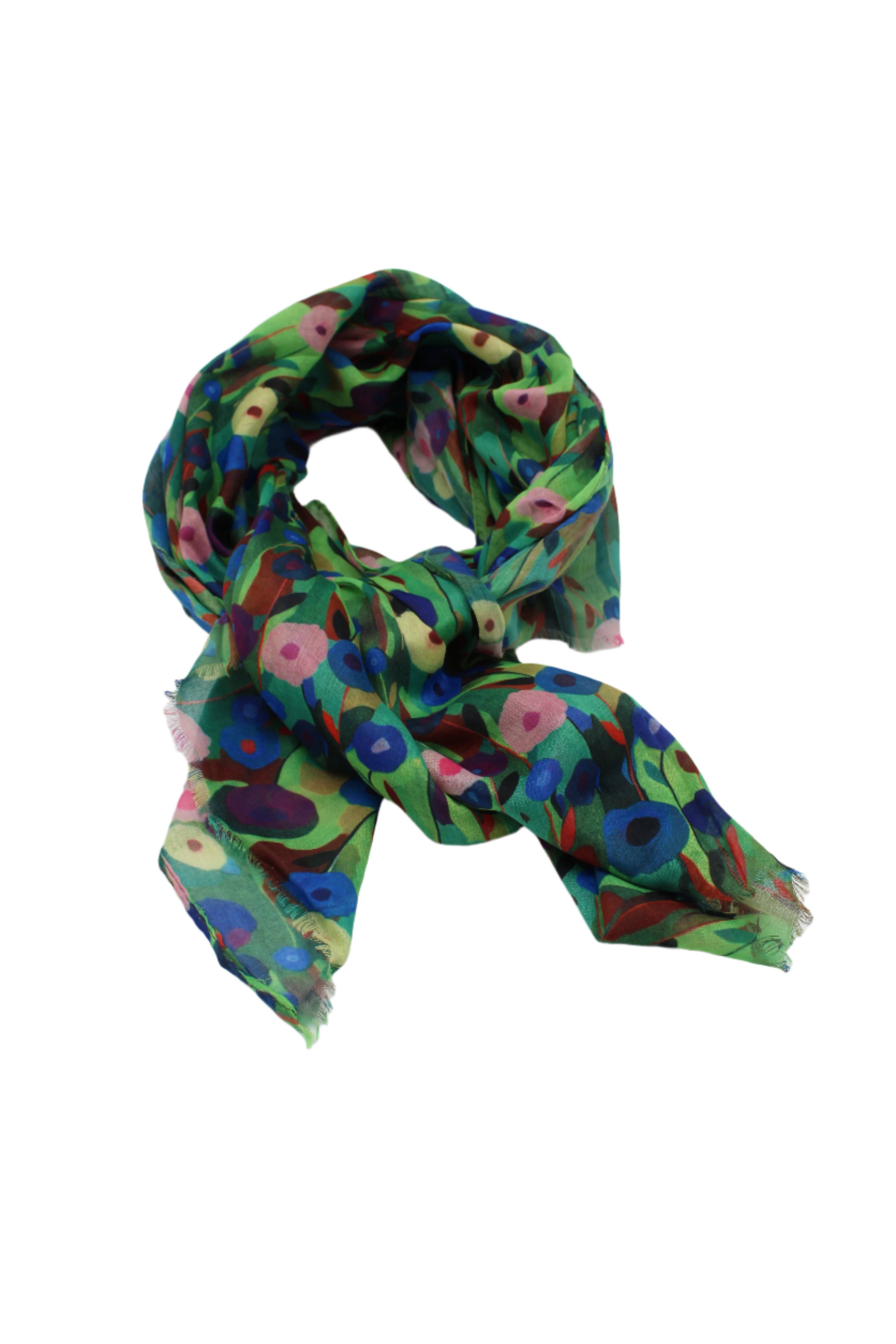 Shebobo - Wholesale Scarf - Women's - Poppy Dreams Floral Print Scarf Wrap 8
