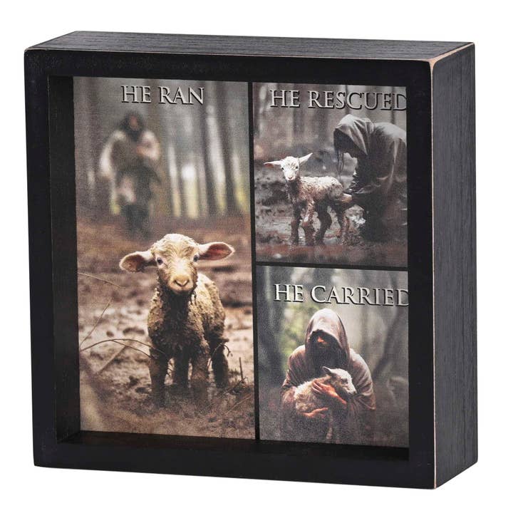 Dicksons - Wholesale Decorative Tabletop Object - Tabletop 2 Sided Art Good Shepherd 6x6