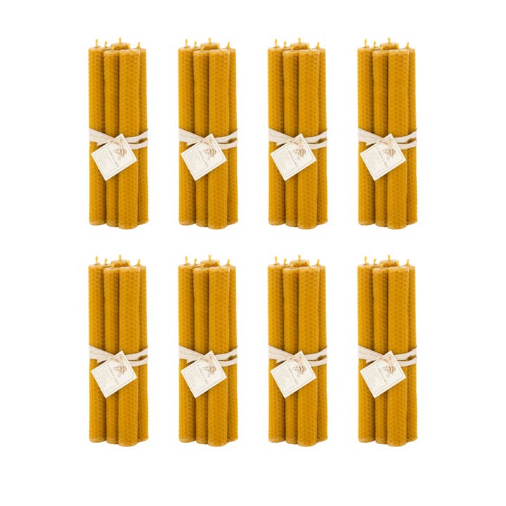L'Abellamel Beeswax Candles 8 Packs of 6 Units and other Purchase Wholesale candele naturali. Free Returns & Net 60 Terms on Faire trending on Faire.