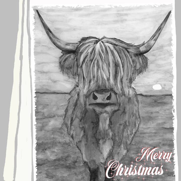 DOLLY ESTELLE - Wholesale Tea Towel - Tea Towel - Chewy (Merry Christmas)