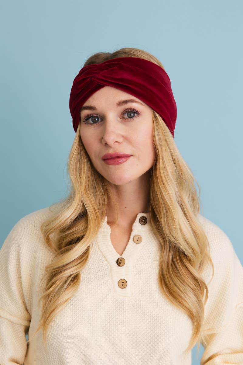 Leto Accessories - Wholesale Fashion Headband - Women's - Super Soft Twisted Velvet Headbands for Fall 🍂6