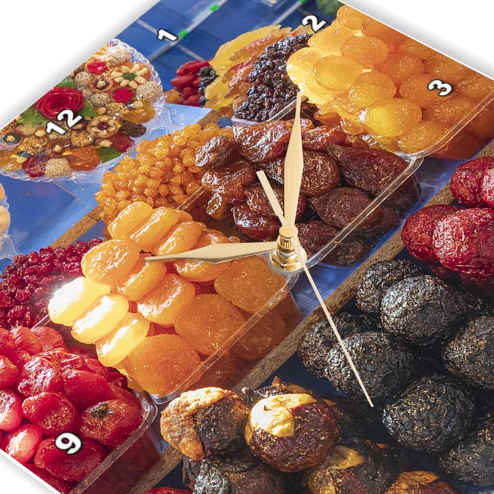 3dRose - Venta al por mayor Relojes de pared - 3dRose, Armenia, Ereván. Mercado de agricultores. Frutas secas., Reloj de pared2