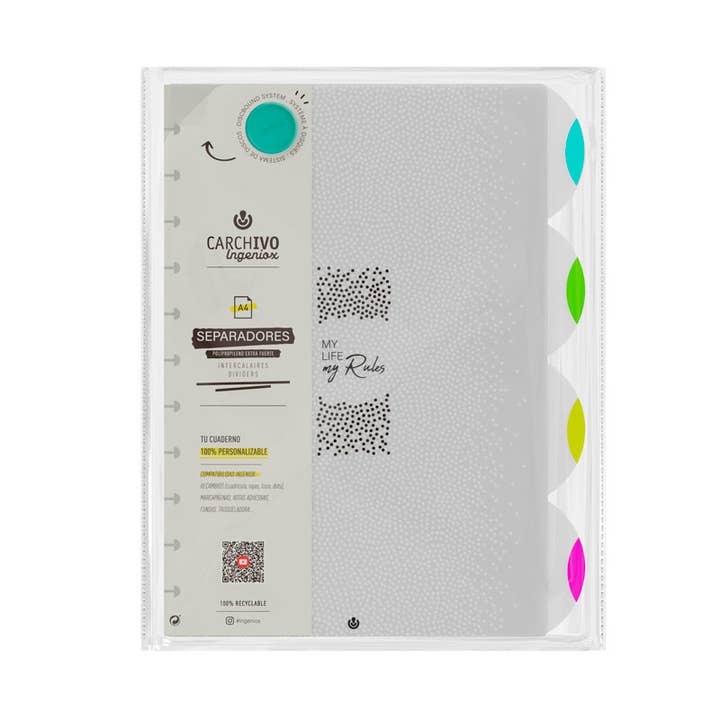 CARCHIVO - Wholesale Binder - NEON dividers for INGENIOX® notebooks5