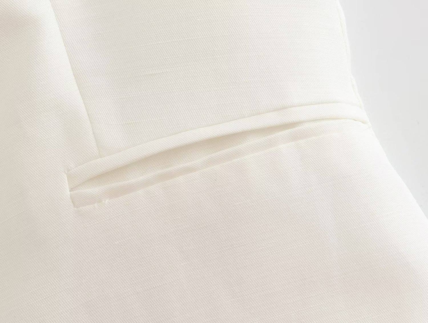 Marayn - Wholesale Suit Set - Women's - Linen Suit Set Blazer Vest and Trousers  Chic Export56