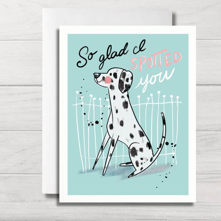 Valentinstagskarte für Hunde | Spotted You | Grußkarte für Hunde | Liebe für den Großhandel von Fable & Sage