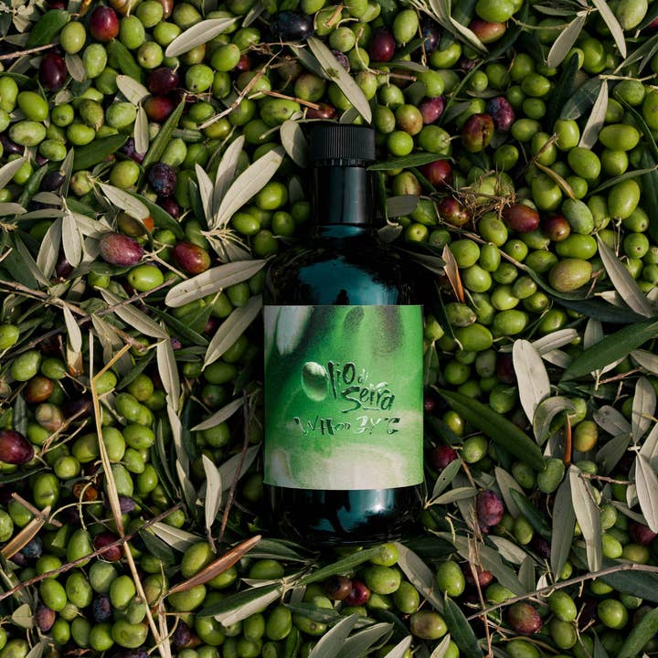 Olio extra vergine di oliva - OLIO DI SERRA x WHOOGY'S - 2025 - Bottiglia (0,5L) per la vendita all'ingrosso da parte di OLIO DI SERRA