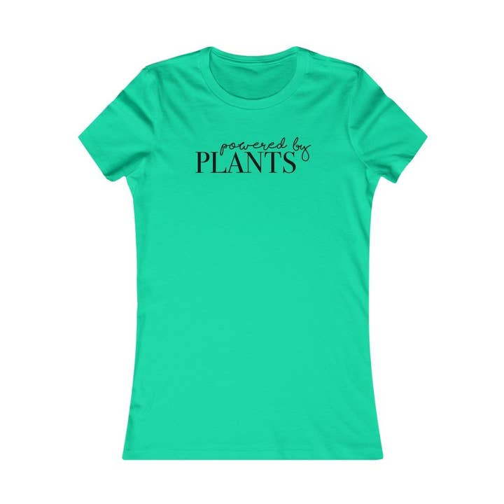 Powered By Plants - Favoriete t-shirt voor dames voor wholesale door Better Planet Studio
