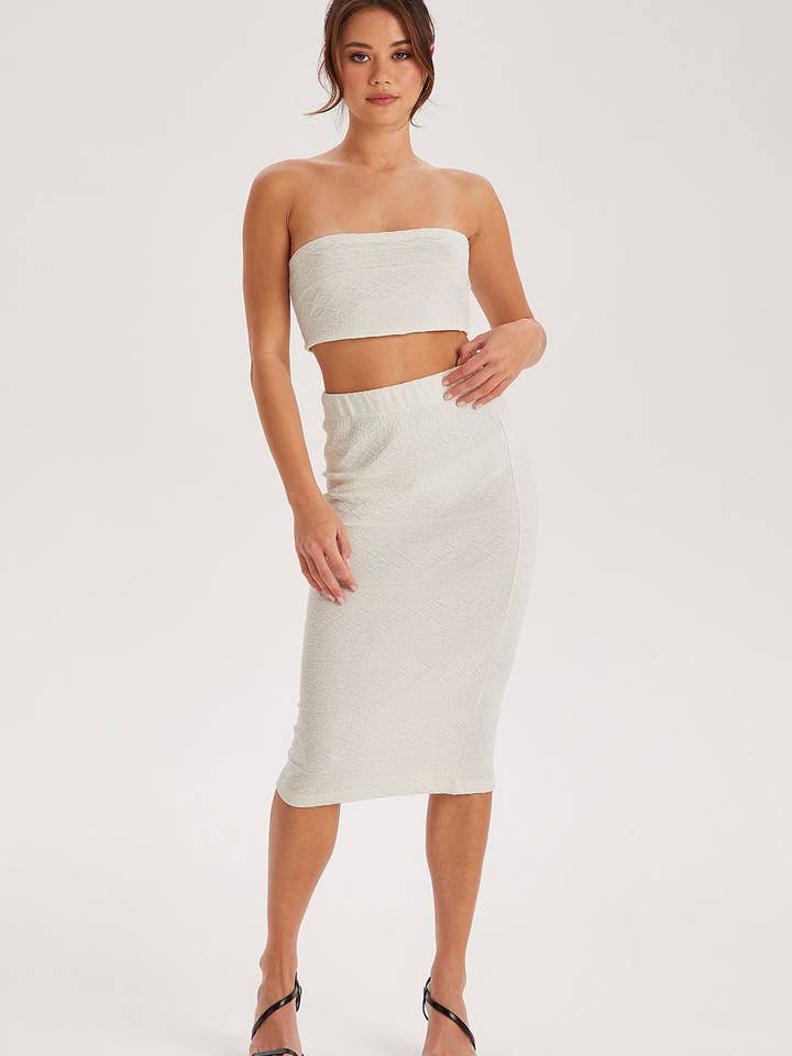 Jacquard Cut & Sew Set for wholesale by Urban Bliss