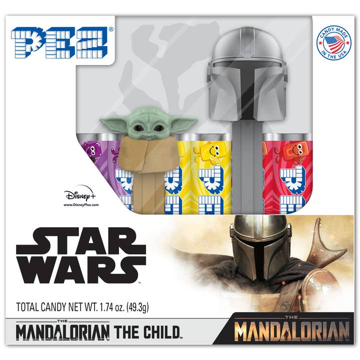 Pez Box Twin Set, Mandelorian,12ct for wholesale by Grandpa Joe's Candy Shop