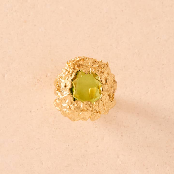 Hespé-ring | Guldigt smycke, vattentåligt för wholesale av Agapée Jewelry