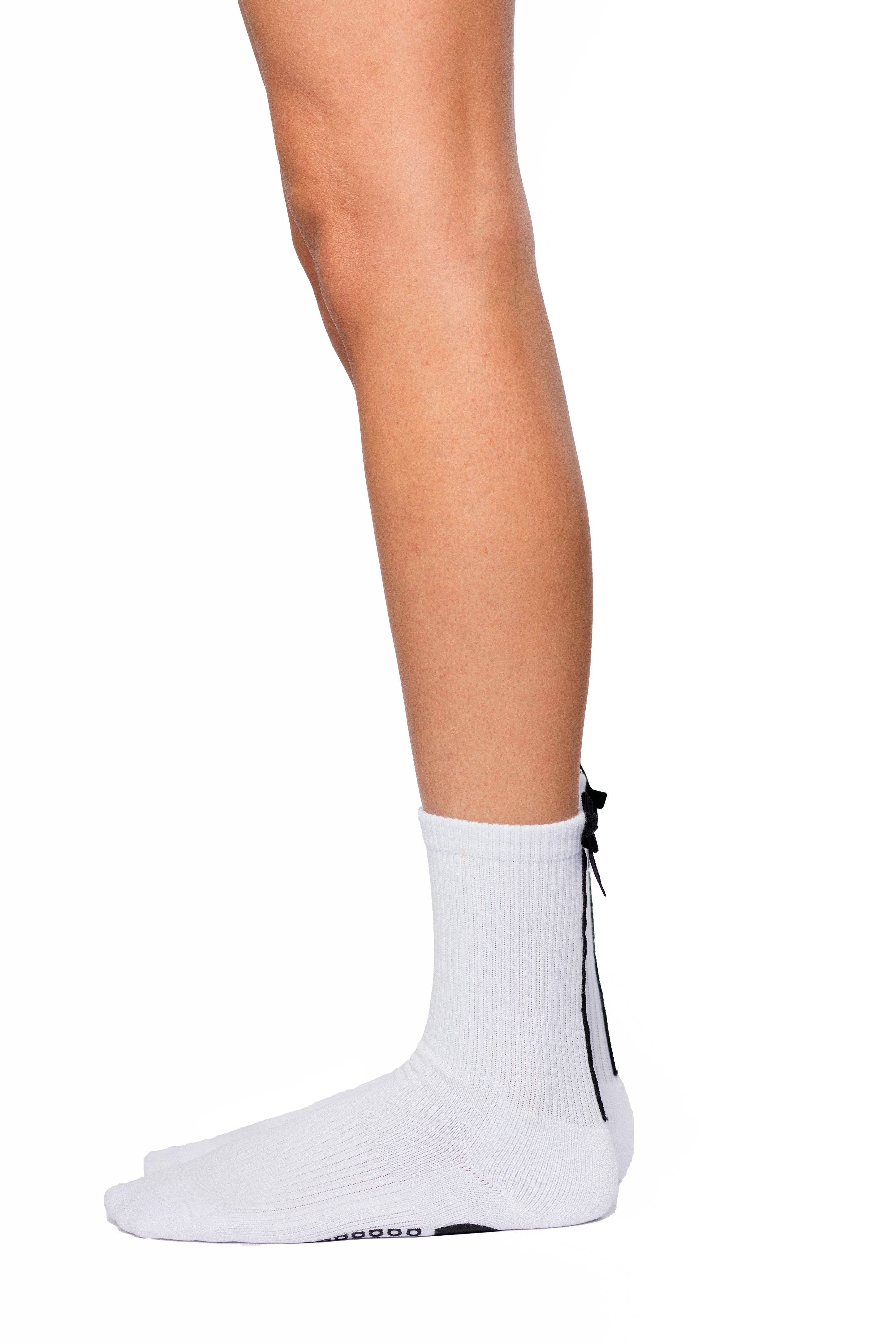 White Piper Crew Grip Sock for wholesale on Faire1