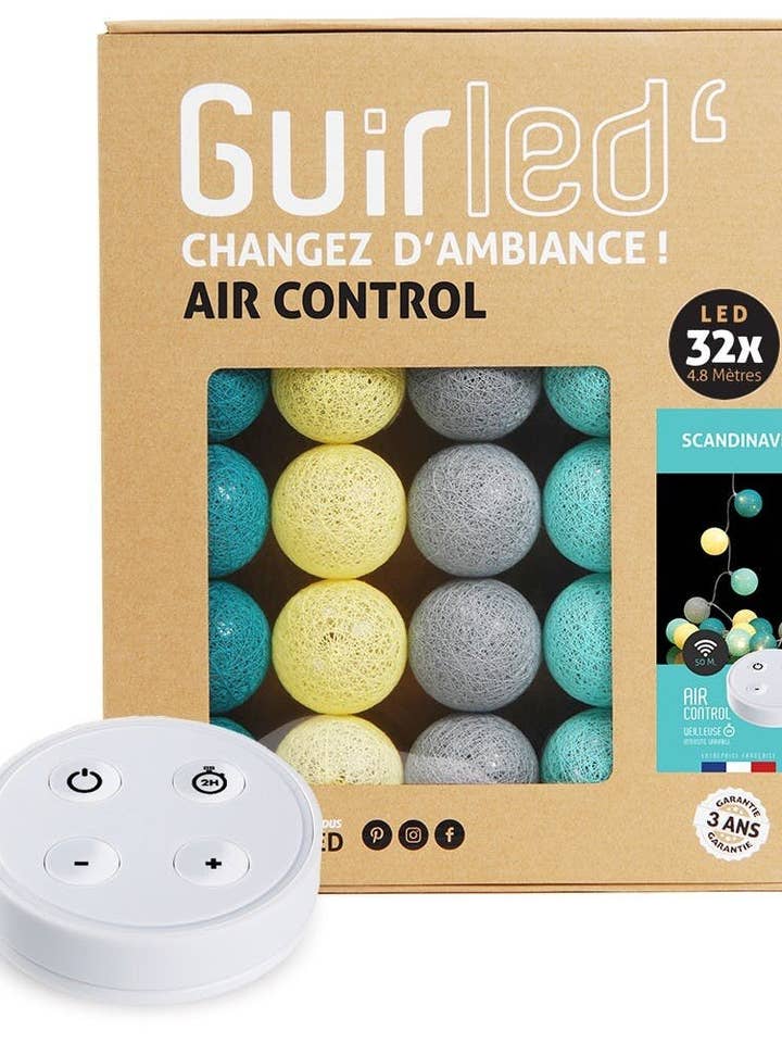 Skandinavisk Fjernstyret String Light Balls for engroshandel hos Guirled