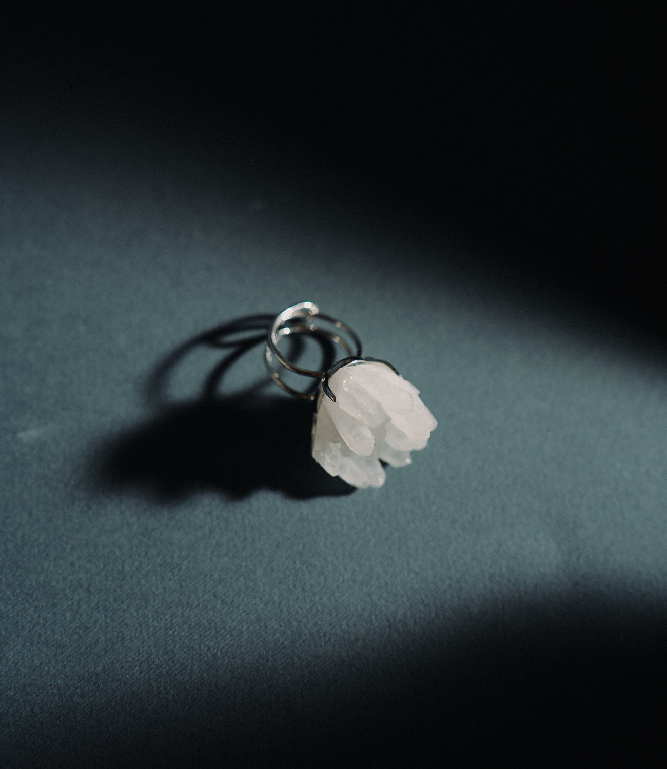 PHOEBE´S - Wholesale Cocktail/Statement Ring - Anillo de Cuarzo Cristal Natural | Ajustable en Plata o Oro6