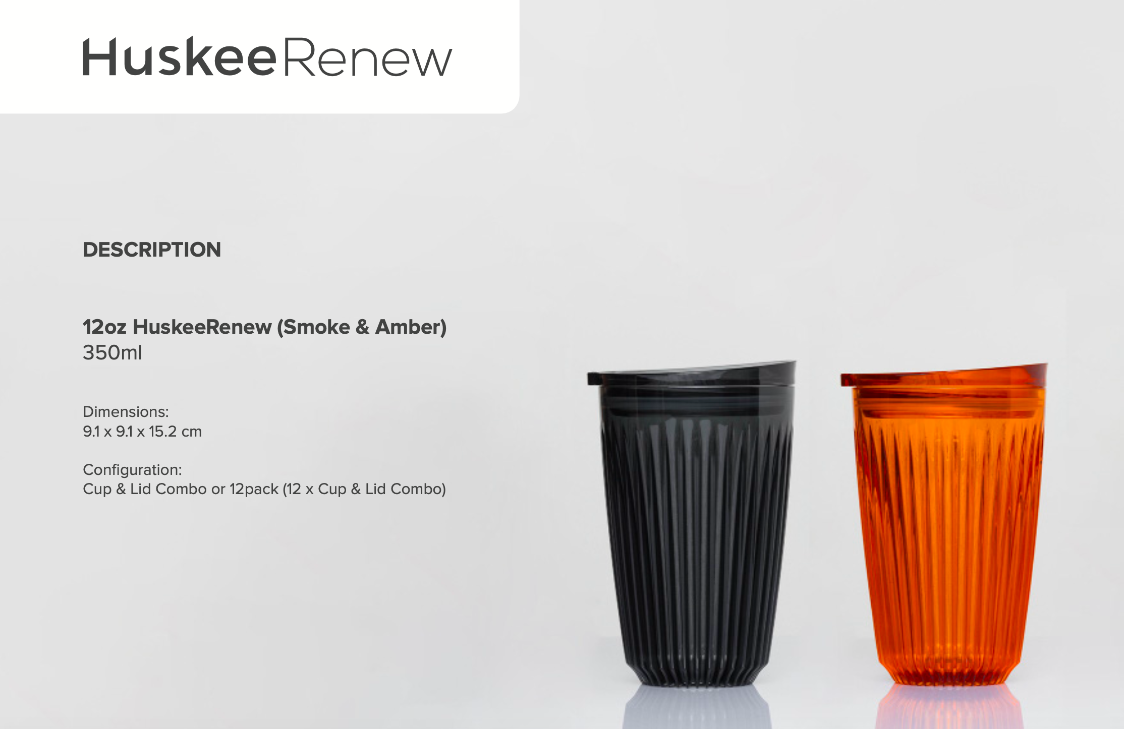 HuskeeWholesale - Vendita all'ingrosso Bicchiere/tazza - HuskeeRenew bicchiere con coperchio3