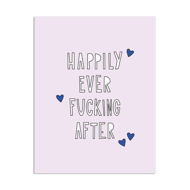 296 - Lykkeligt Nogensinde Skide Efter - A2-kort for engroshandel hos Near Modern Disaster