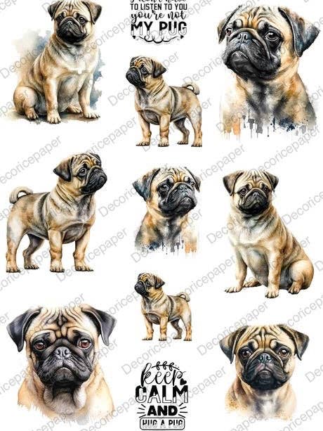 DRP133 - Papier de riz A4 pour la vente par Decoricepaper