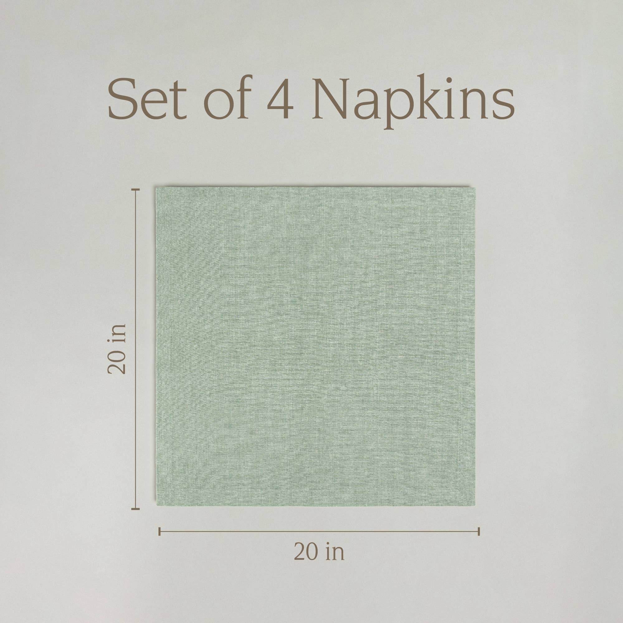 over&back - Wholesale Dinner & Cloth Napkin - Chambray Cotton Napkins – Set of 426