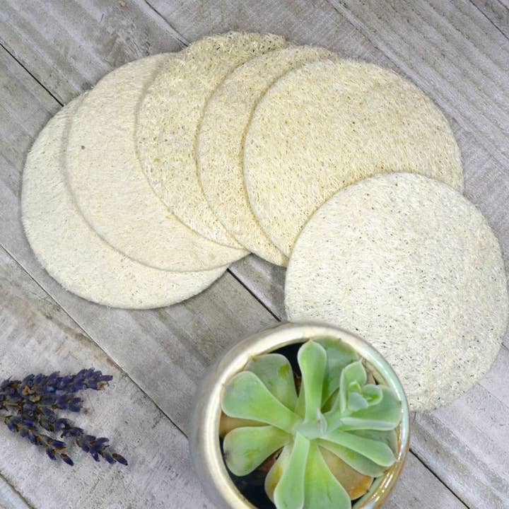 BeNat – Großhandel Luffa-Schwamm – Natürliche Luffa-Schwamm-Pads 5-tlg1