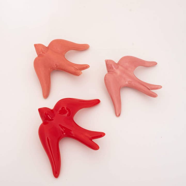 Vasos Quadrados by EM - Wholesale Wall Accent - CERAMIC SWALLOW16