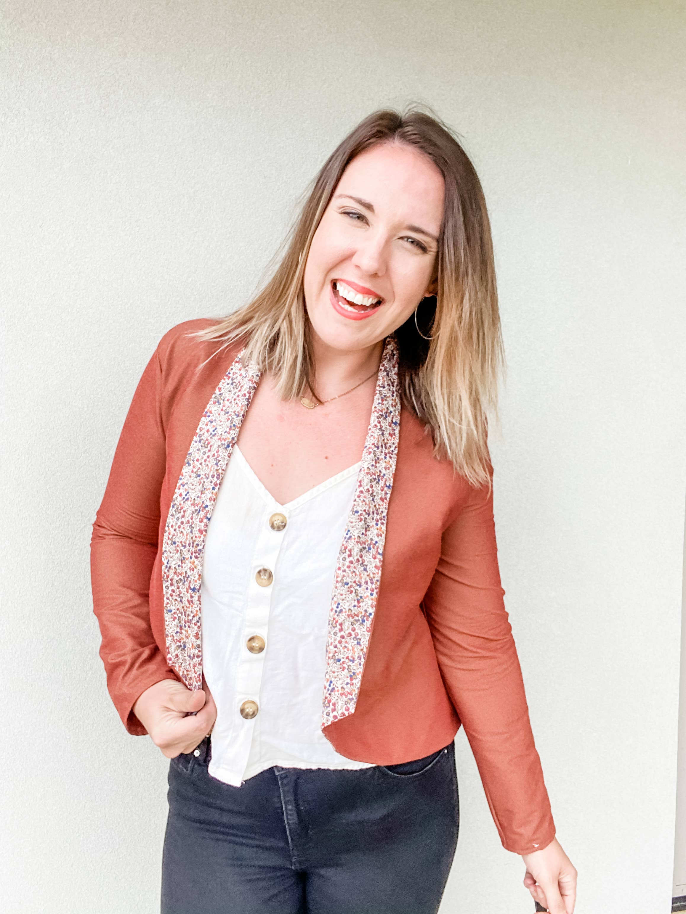 Sew To Grow – Blazer - Mulher por atacado – Padrão Costura Blazer Medida7