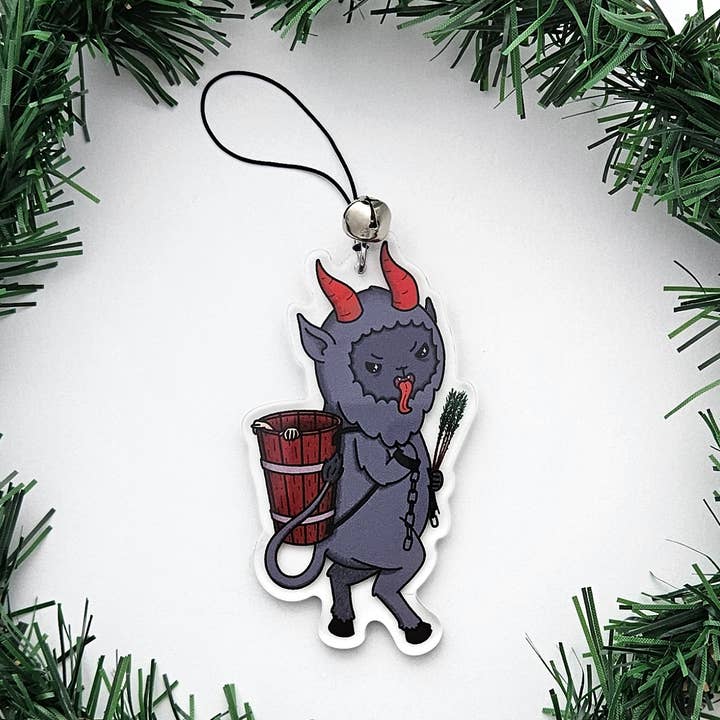 krampus acryl ornament voor wholesale door These Things
