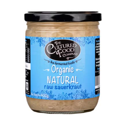 Natural Sauerkraut 400g for wholesale by The Cultured Food Company