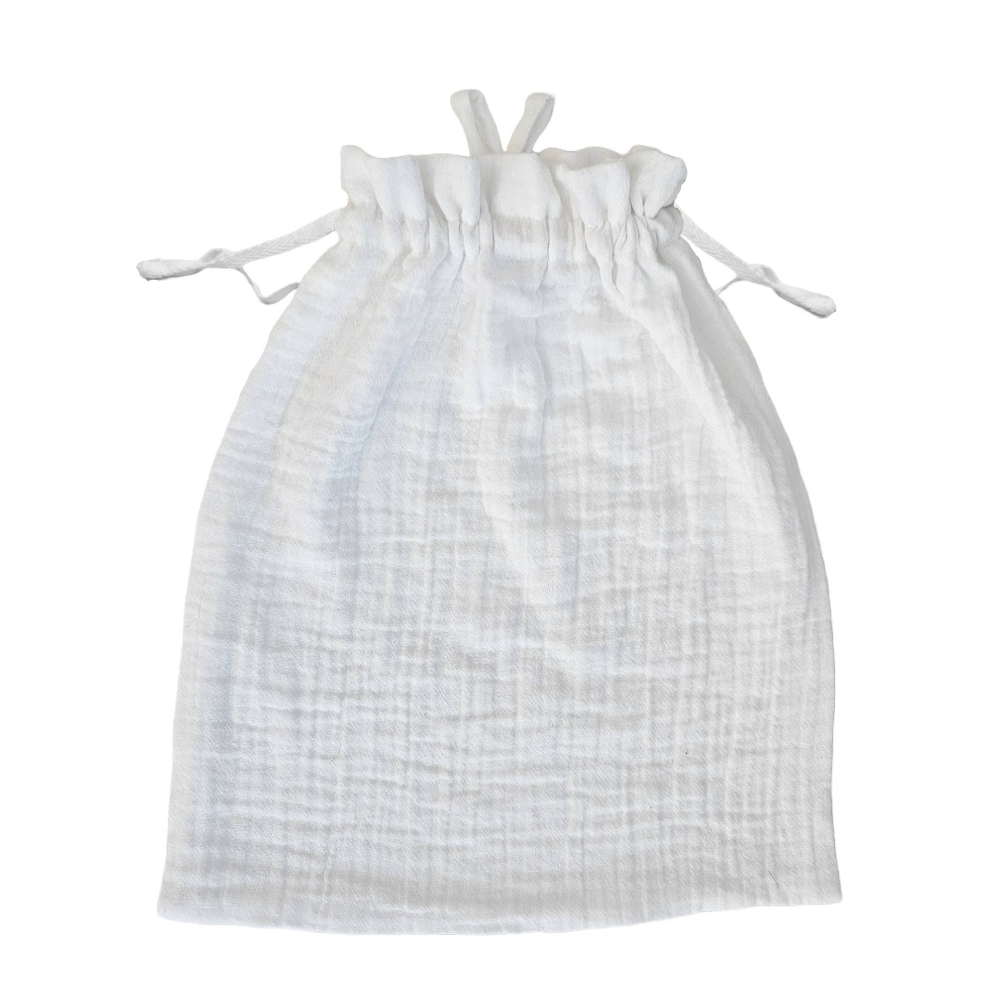 Summerville organic - Wholesale Gift Bag - Muslin Bag White 30 x 35 cm Organic Cotton0