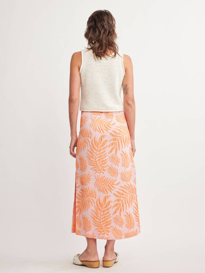 Tropical Leaf Jude Skirt for wholesale on Faire4