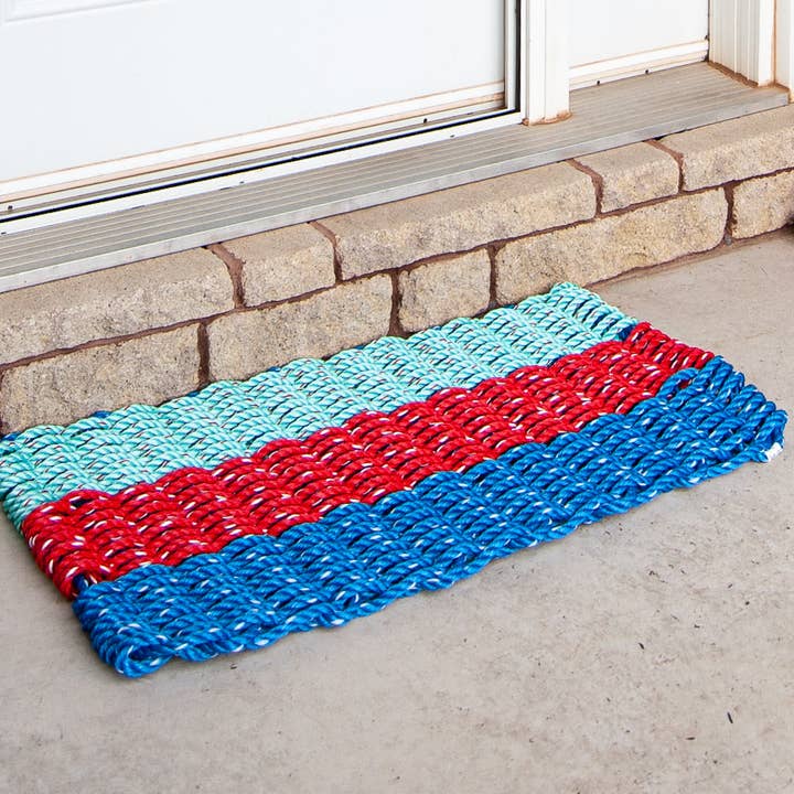 All For Knot Rope Weaving Inc - Wholesale Door Mat - Lobster Rope Doormat - Signature Series "Lobsters' Tale"