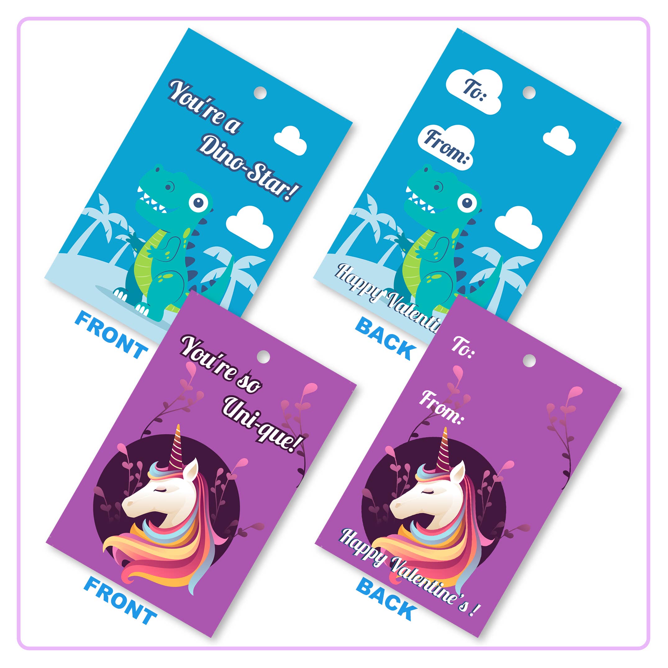 TDV Homes - Vente Cartes de Saint-Valentin - Paquet de 30 cartes pour la Saint-Valentin, échange en classe5