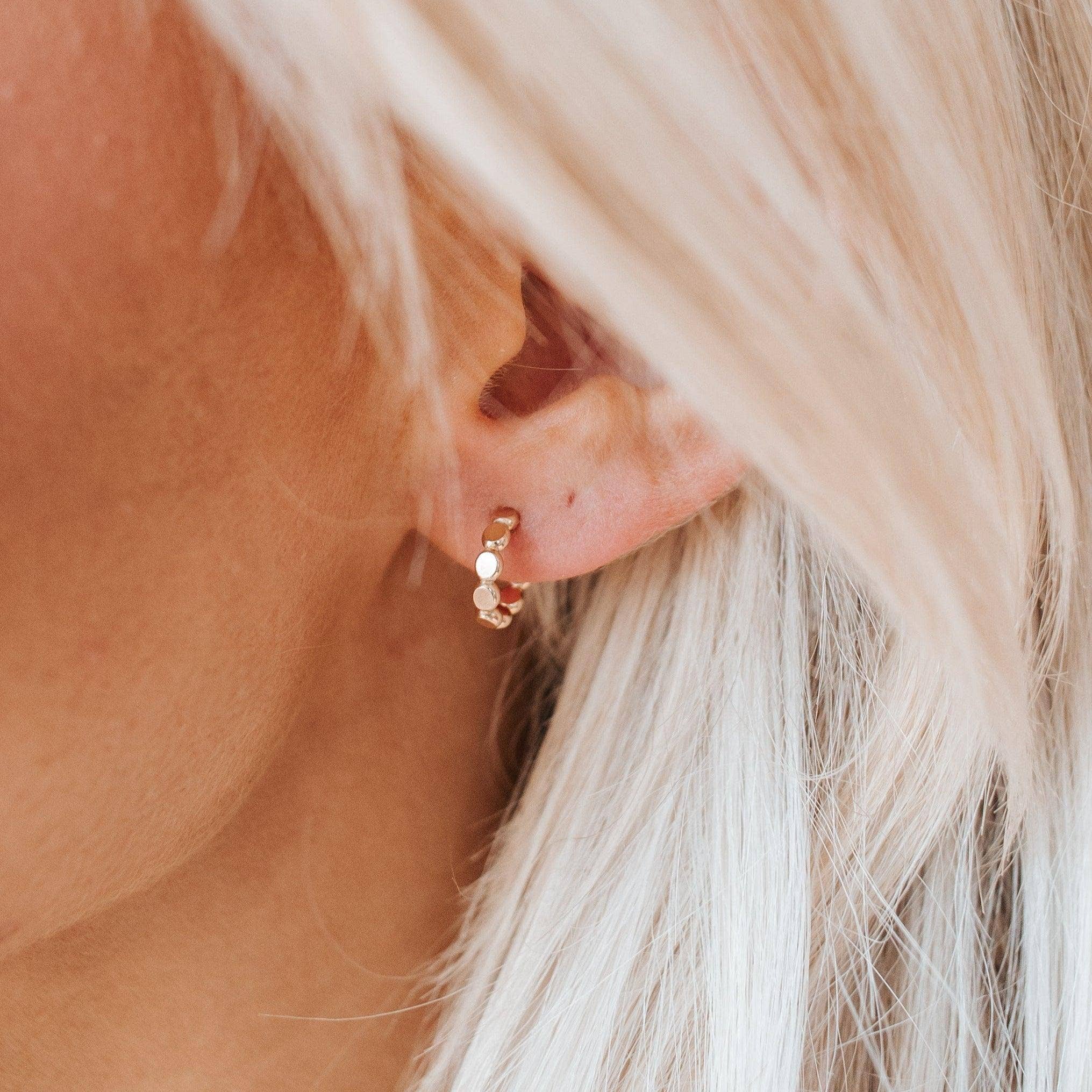 NOLIA Jewelry - Wholesale Hoop Earrings - Tiny Cora Hoop Earrings6